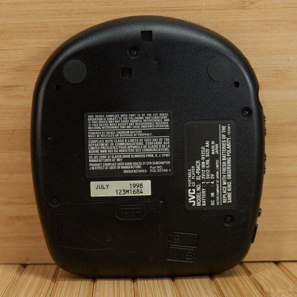 JVC XL-P84CR PORTABLE CD PLAYER, Made in Japan, Reed DESCRIPTION!!! - Picture 5 of 7